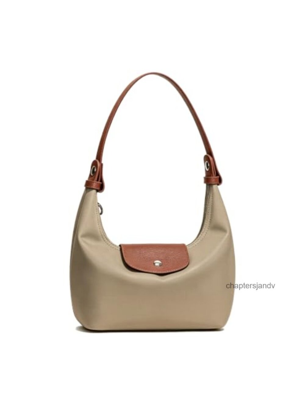 Convertible Nylon Crescent Hobo Mini Bag Waterproof Crossbody Purse